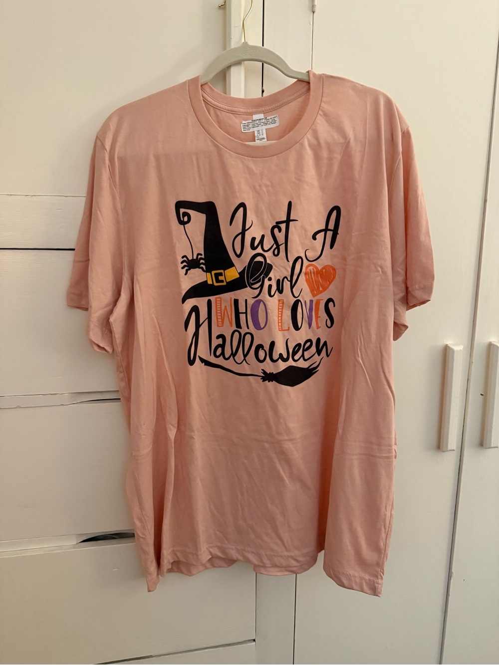 Bella Canvas Halloween Graphic Tee - Just A Girl Who Loves Halloween